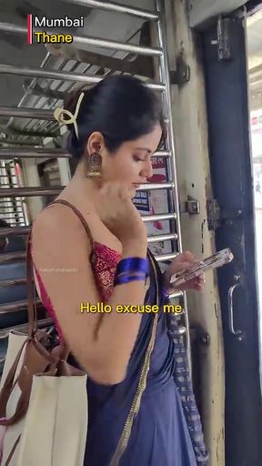 Indian woman on phone
