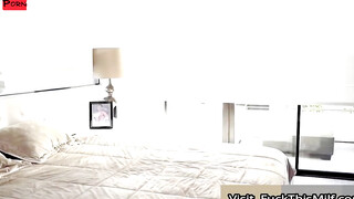 Busty Blonde Coed Nicoletta Shea Saddles Up And Rides Johnnys Big Dick - POV