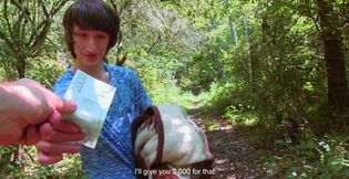 Czech slut with long hair taking that huge peen