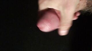 Close-up HD view of my throbbing cock with a creamy finish.