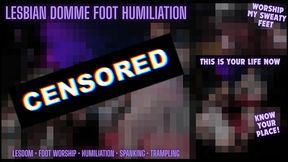 [BETA SAFE] Lesbian Domination Foot Worship, Humiliation & Degradation (Featuring Princess Diss & Good Girl Sabrina)