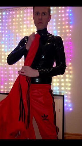 Red Adidas Tracksuit