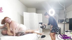 SluttyBBWs - Behind the Scenes with BBW Julie Ginger
