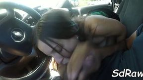 College Girl La La Rosa Caught Cheating on Cast with BJ and Sex