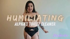 Humiliating Alpha's Toilet Cleaner
