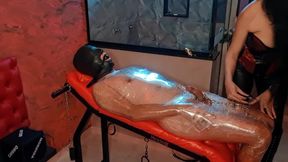 Exposed Mummy Toy: Cock, Balls, Nipple and Asshole Left Out For Me to Play With