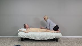 POV Castration for Cheater by Hottie Hired by His Wife