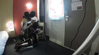 Docile Submissive Crossdresser Plays BDSM Games on Webcam