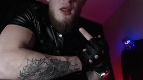 Alpha in Leather and Drool with Dominance