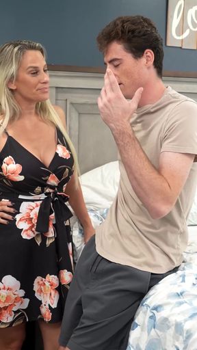 MyPervyFamily - Perv Caught by Hot Stepmom - Sadie Rose   Clip 1