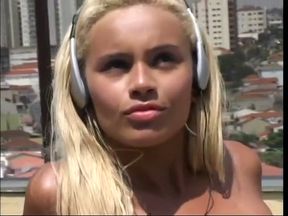 Latina nympho with amazing breasts rides a mutant dick