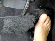 My hot NYC FEET on the pedals