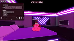 Blonde Babe Cheats on BF with Hot Roblox Hookup Adventure