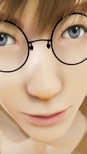 Harry Potter Fucks Futa Hermione in the Library - Facial & Creampie