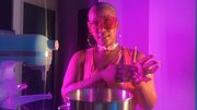 HUGE Jugs in the Kitchen - Cum Make Butter