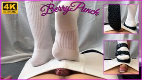 Massage And Trampling Cumshot - Cock Trampling - Sockjob - CBT - Shoejob - 4K