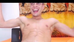 Cum on His Abs