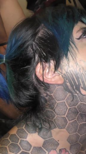 Tattooed Babes Are Ready to Suck and Deepthroat Some Long Dicks