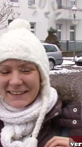 Stunning moment from &quot;Saxon German Teen Persuaded On The Street To Sex Casting&quot;