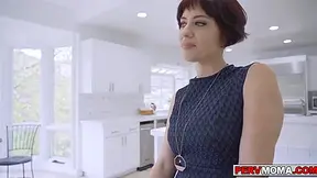 Perv-mom In Stepmom Wants Her Stepsons Cock Deep Down Into Her Milf