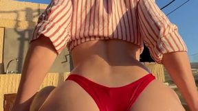 Risky public fuck with girlfriend  No moaning!