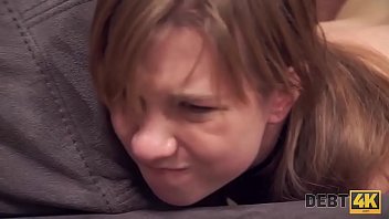 Unemployed Russian chick in a rough loan repayment POV fuck