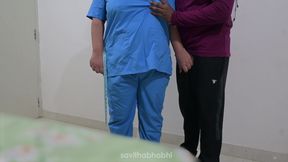 Indian nurse Tina bhabhi having sex with tailor