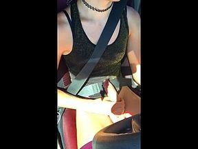 trans having fun at the lake and busting a load on a trail. gets naked.