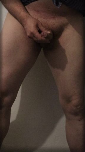 Exquisite masturbation with a thick semen finish