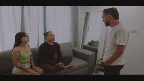 Offer her girlfriend to pay the rent