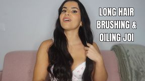 Long hair brushing and oiling JOI - OnlyVanessa