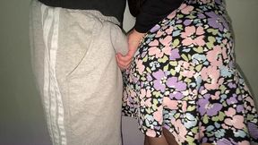 she accidentally touches a stranger s big dick and they have sex right there.