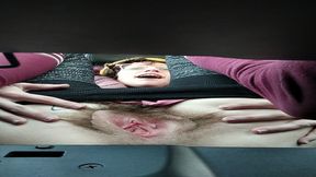 pussy out road trip public car masturbation