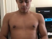 latino solo jack off
