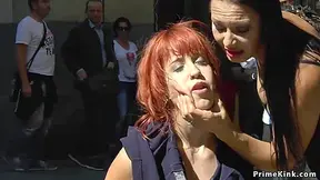 Redhead Gets On The Streets