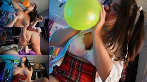 Stepsister rides while B2P in your face HD - Bunny Looner