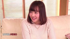 Adorable JAV star Rino Momois kinky skills lead to messy creampie fun