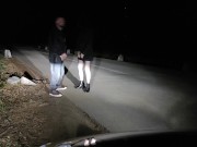 Keep those legs spread fuckmeat and pee while sucking my dick