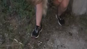 I spit and pee on my shoes