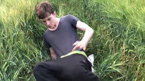Step Son Ran Away From Home &amp; Cute Boy Jerking Off Outdoor With Gay Boy