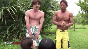 Adorable Japanese vixen gets creampied in steamy raw session