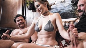 ”PURE TABOO Butt virgin sexy girl walks into a men cave - Laney Grey”