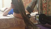 Man ass fucking machine solo amateur