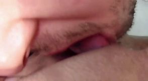 Licking my girl outdoors