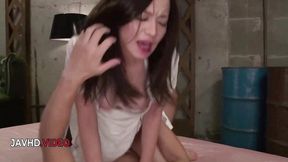 Anna Mihashi's explosive POV blowjob