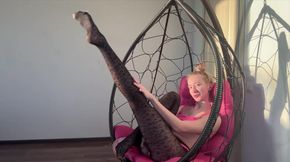 JOI with flexible girl in swimsuit+tight