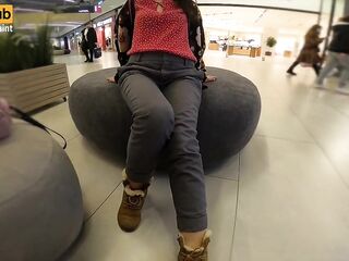 I MASTURBATE Everywhere! almost Caught Masturbating in a Fitting Room with a Toy- WATERCOLOR_paint