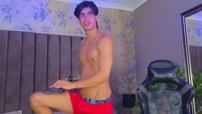 My body moving to the rhythm of the sensual music and my sour and flexed arms, are the best combination to raise the temperature and start a majestic masturbation, do you