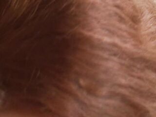 Shy redhead teen pounded hard in her bushy vagina