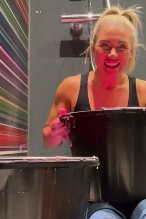 Callie Gets Pink Gunged